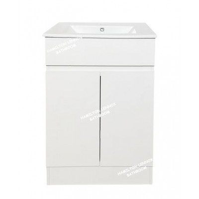 Vanity - R600FS - Free Standing 600mm - White